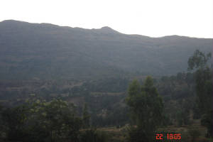 Mount Kalsubai from Bari village